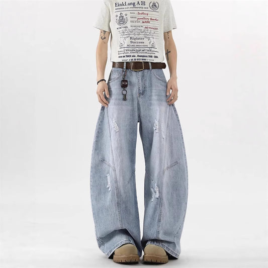 SCIMTAR WIDE LEG JEANS