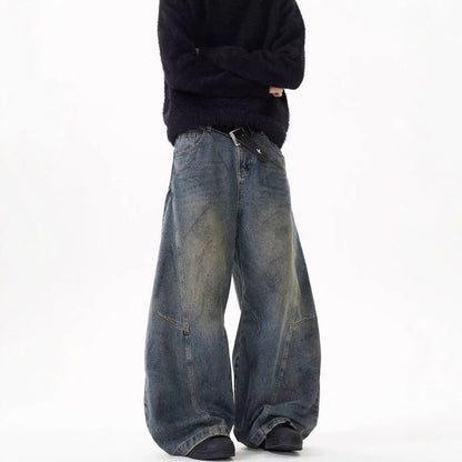 WEIGHTED LOOSE FIT JEANS