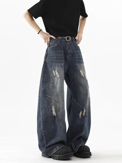 SCIMTAR WIDE LEG JEANS