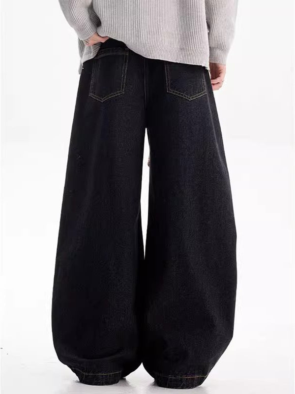 SCARF WIDE LEG JEANS