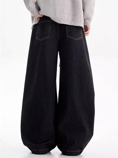 SCARF WIDE LEG JEANS
