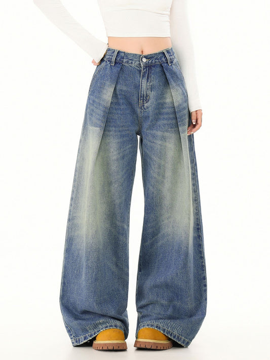 VINTAGE WIDE LEG WOMEN'S JEANS