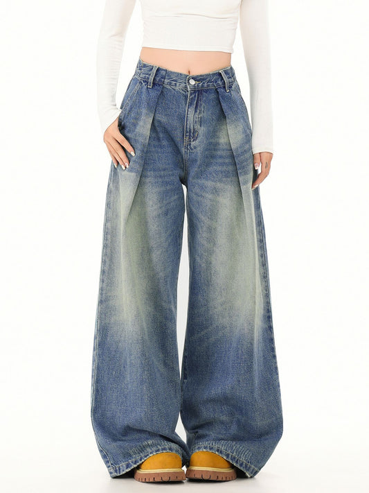 VINTAGE WIDE LEG WOMEN'S JEANS